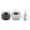 kemei rechargeable stainless steel magnetic blade mesh, fully waterproof razor, USB mini shaver for your boyfriend Item Picture